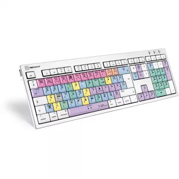 Klaviatūra Logickeyboard LKB-FCPX10-CWMU-UK Office USB QWERTY UK English Daudzkrāsaina