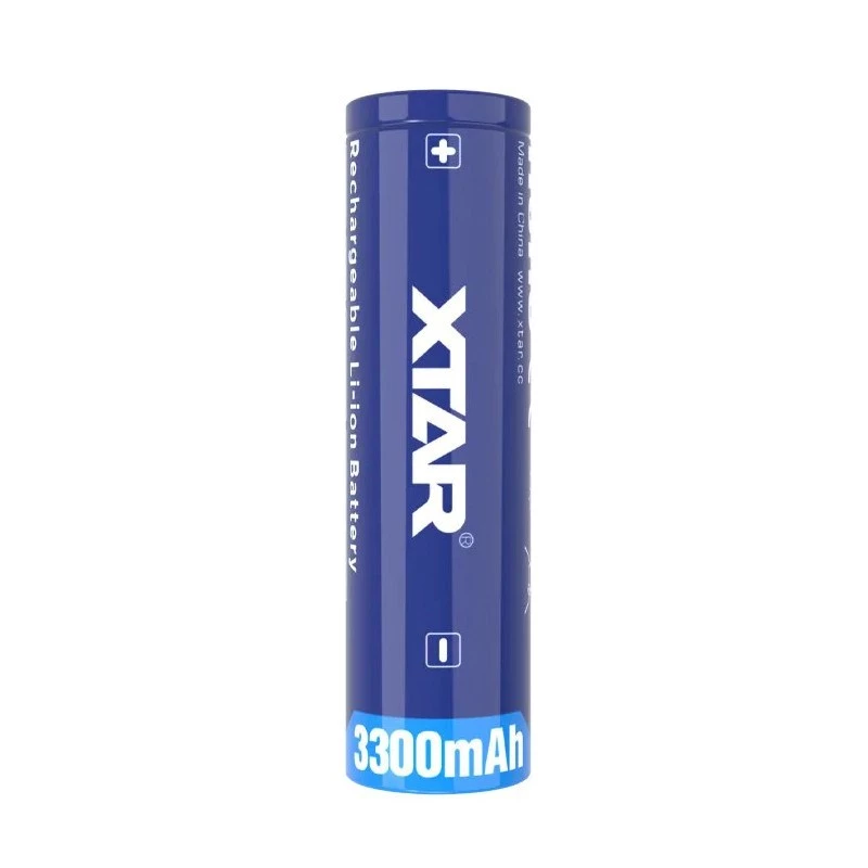 18650 akumulators 3,6V Li-ion 3300 mAh ar aizsardzību