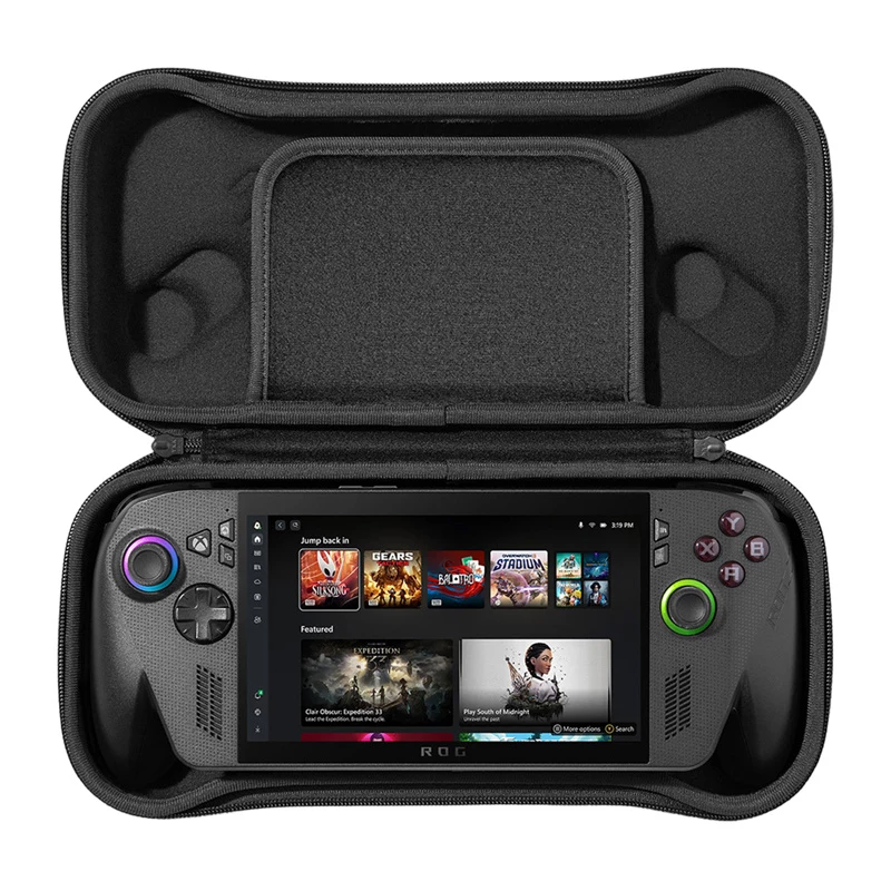 Tomtoc FancyCase-G02 ROG Xbox Ally futrālis (pelēks) — aizsargājošs pārnēsāšanas futrālis ROG Ally