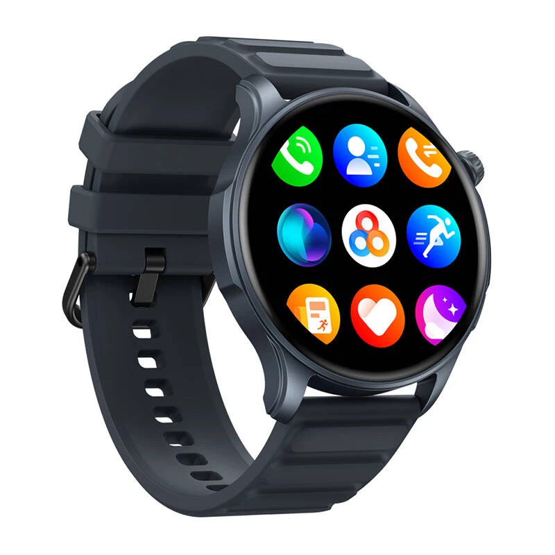 Smartwatch Zeblaze Btalk 3 Pro — 1,43 collas (3,63 cm) AMOLED, 466×466 pikseļi, skārienjūtīgs, 260 mAh, pelēks