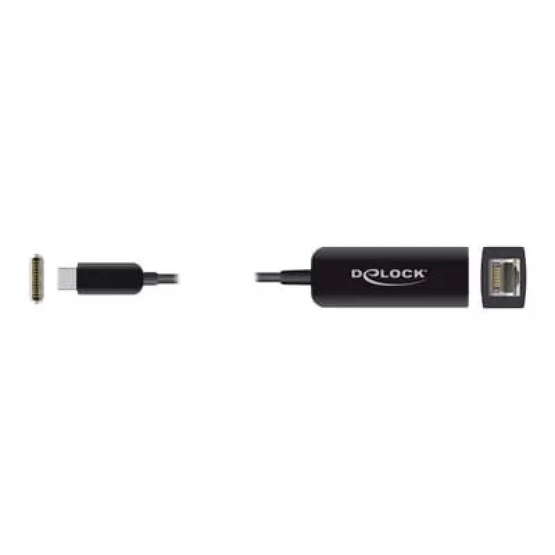 Adapter USB Type-C male to 2.5 Gigabit LAN kompakts DeLOCK 66645