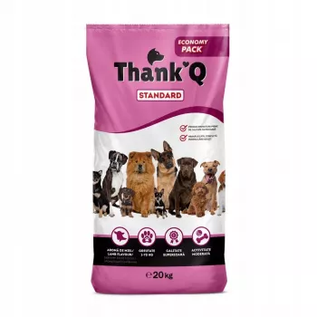 THANK'Q Standarta jērs — sausā suņu barība — 20 kg