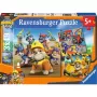 Bērnu puzļu komplekts Ravensburger Rubble & Crew darba transportlīdzekļi — 3 puzles × 49 gabali