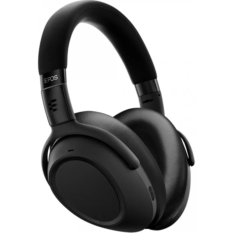 Headphones EPOS ADAPT 660 USB-C — supra-aural, wired & wireless (Bluetooth), 25 m range, 231 g, Melns