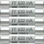 Testo drošinātājs 630 mA, 1000 V (0590 0006)