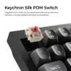 Mehāniskā tastatūra Keychron V3 Ultra 8K — vadu un Bluetooth, QWERTY, RGB, melna