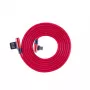 Sbox USB->Micro USB 90 M/M 1.5m USB-MICRO-90R zemeņu sarkans