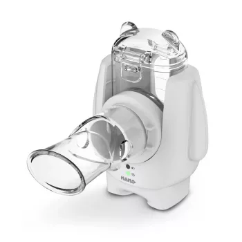 Pārnēsājams ultraskaņas inhalators neno Atemo 36 / 5 000 — ar bateriju/USB, bērniem, ietver iemuti un bērnu masku