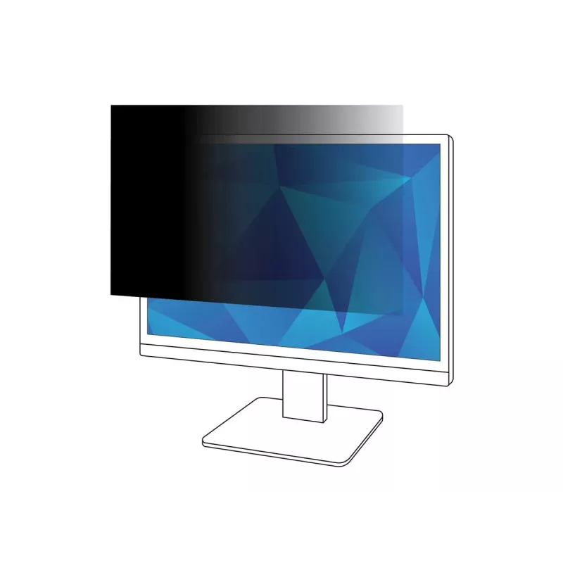 3M PF195W9B displeja privātuma filtrs 49,5 cm (19,5 collu) monitoram bez rāmja displeja privātuma filtrs