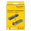 Dokstacija DeLOCK 87757 Thunderbolt 4 5K 100W PD 10Gbps LAN Audio