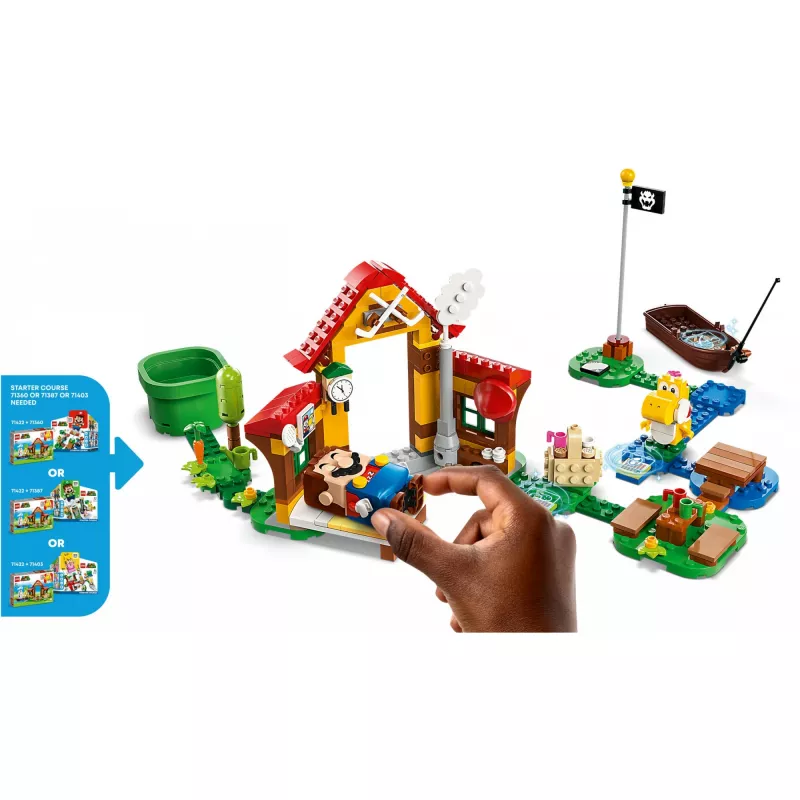 LEGO SUPER MARIO 71422 PAPLAŠINĀJUMA KOMPLEKTS – PIKNIKS MARIO MĀJĀ
