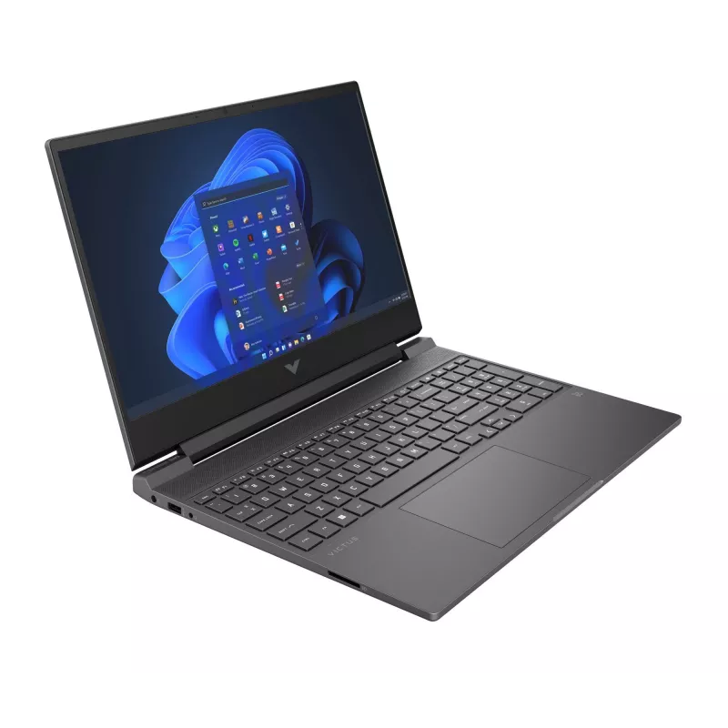 Klēpjdators HP Victus 15-fb3040nw — 15,6 collas FHD 144Hz, AMD Ryzen 7 7445HS, 16GB DDR4 3200MHz, 512GB SSD, NVIDIA GeForce RTX 4050 6GB, FreeDOS, angļu valodas tastatūra