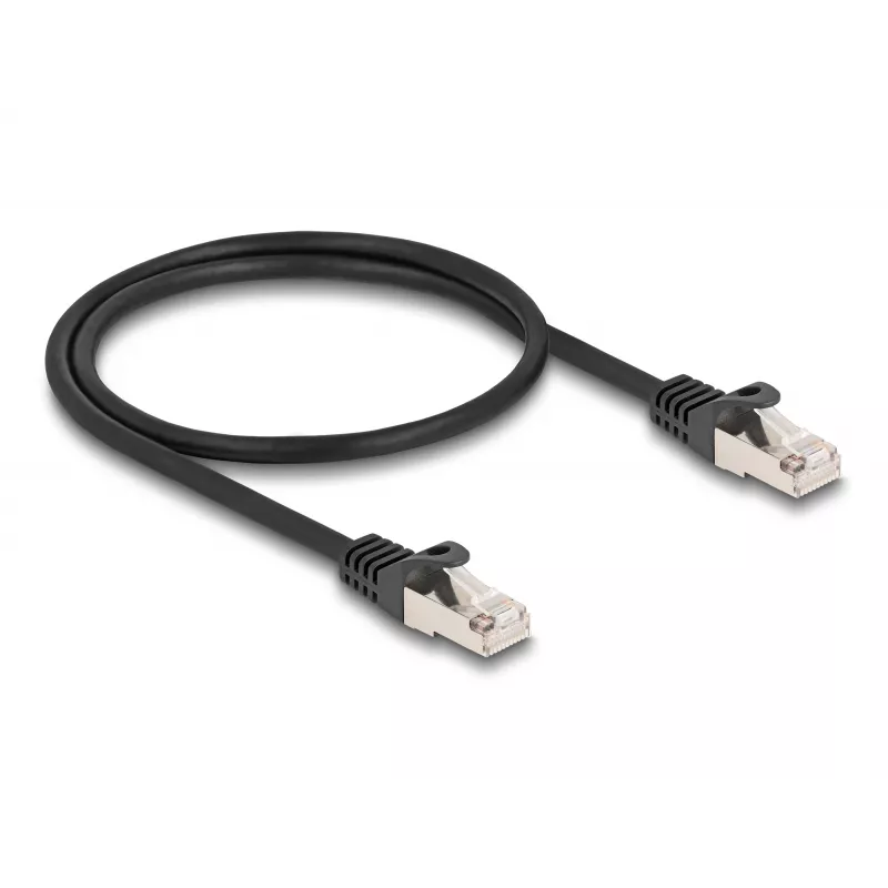 DeLOCK kabelis RJ50 vīr. uz RJ50 vīr. S/FTP 0,5 m melns