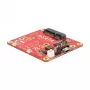 Iekšējais mSATA adapteris DELOCK 62648 ar Micro-USB saimniekdatora saskarni, 6 Gbit/s, 65×56×12 mm