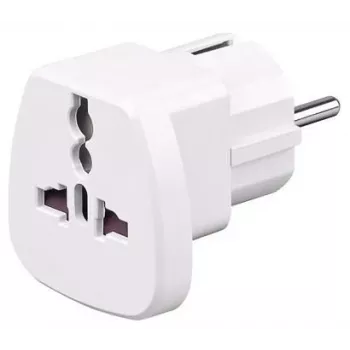 Microconnect PETRAVEL strāvas spraudņa adapteris, universāls, balts