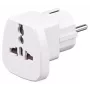 Microconnect PETRAVEL strāvas spraudņa adapteris, universāls, balts