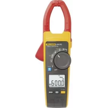 Fluke 374 FC rokas multimetrs, digitālais strāvas knaibles mērītājs CAT III 1000 V, CAT IV 600 V Displejs (skaitījumi): 6000 (4696001)