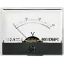 Voltcraft AM-60X46/30V/DC uzstādīšanas mērinstruments AM-60X46/60V/DC 30 V kustīgās spoles mērītājs (AM-60X46/30V/DC)