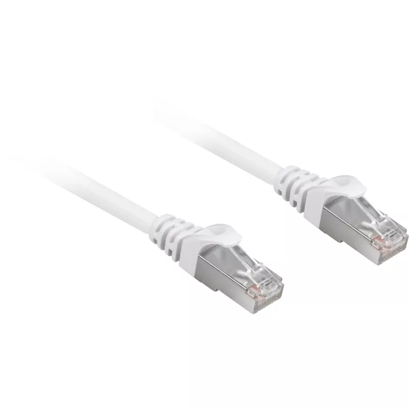 Tīkla kabelis Sharkoon Cat.6a SFTP RJ-45 Cat6a 15 m Balts
