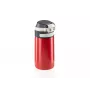 Travel mug Leifheit 03245 nerūsējošais tērauds 350 ml, dubultsienu, hermētisks, paceļams vāks, melns/sarkans