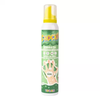 Slime Tuban SHOCK! MULTISENSORY FOAM-GEL APPLE 200 ml Zaļa
