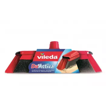 Iekštelpu slota VILEDA 151221 ar gumijas galvu, mīkstiem/cietiem sariem, sarkana, 340 mm iepakojuma platums