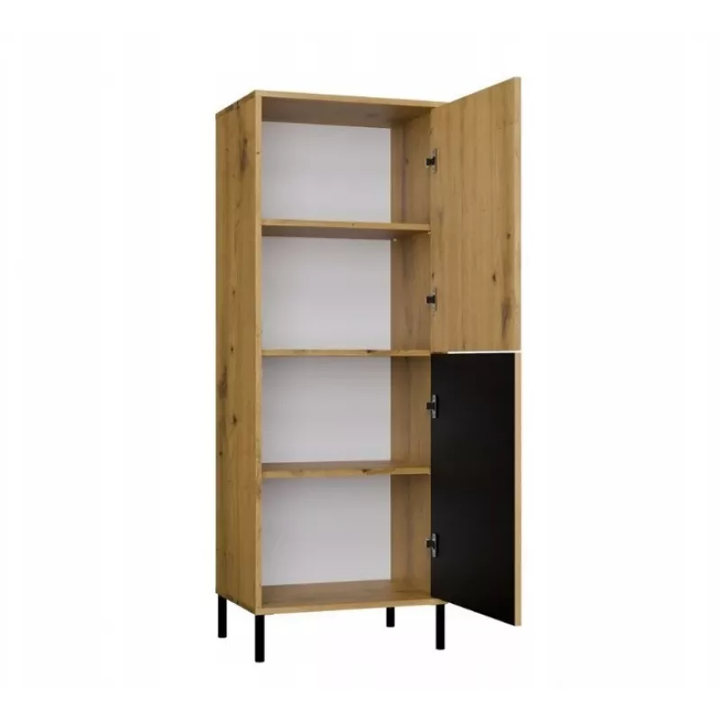 KAMARO 2DK plāns/GŁ ozols ARTISAN DISPLAY CABINET