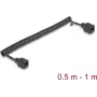 Tīkla kabelis DeLOCK 90669 RJ-45 Cat5e 1 m Melns