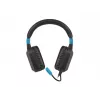 Vadu spēļu austiņas Fury NFU-1584 ar mikrofona strēli, apļveida, 98 dB, 15–25000 Hz, 2 m kabelis, USB un 3,5 mm, zila