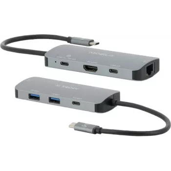 Mobilis USB-C dokstacija - 7 vienā - 100 W maks. (001382)