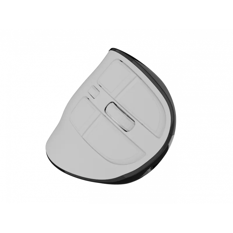 Bezvadu vertikālā pele NATEC Euphoniе Pro Bluetooth 5.0, 4000 DPI, Programmējama, Klusa, Balta