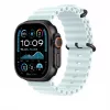 Apple 49mm Ice Zils Ocean Band - Melns Titanium Finish