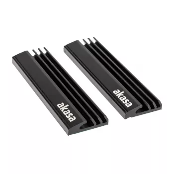 Akasa A-M2HS01-KT02 datora dzesēšanas sistēma, cietvielu diska siltuma izkliedētājs/radiators, melns 1 - 2 (A-M2HS01-KT02)