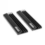 Akasa A-M2HS01-KT02 datora dzesēšanas sistēma, cietvielu diska siltuma izkliedētājs/radiators, melns 1 - 2 (A-M2HS01-KT02)