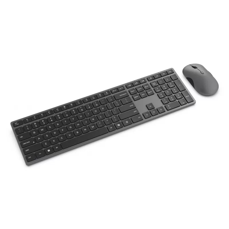 Bezvadu tastatūras un peles komplekts Lenovo 700 Modern Multi-Device — ASV angļu izkārtojums, Bluetooth, Luna pelēka