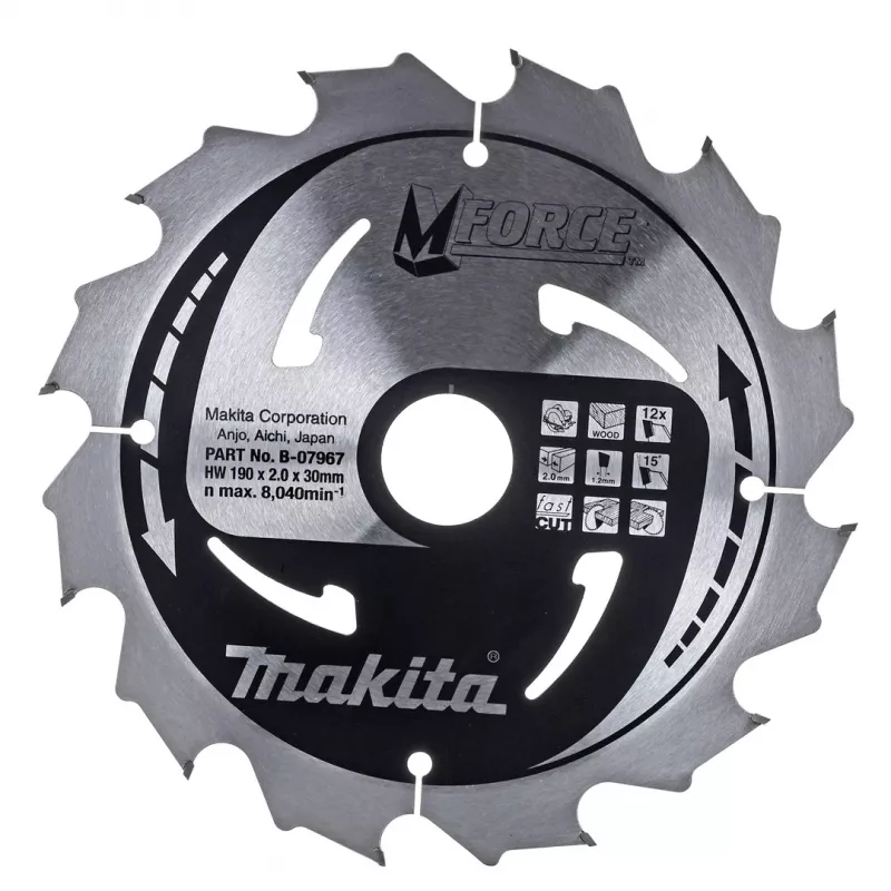 Makita HS7611 pārnēsājams ripzāģis 19 cm 5500 RPM 1600 W