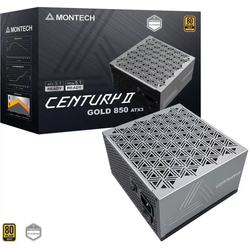 Barošanas bloks | MONTECH | CENTURY II | ATX | 850 W | CENTURYII850