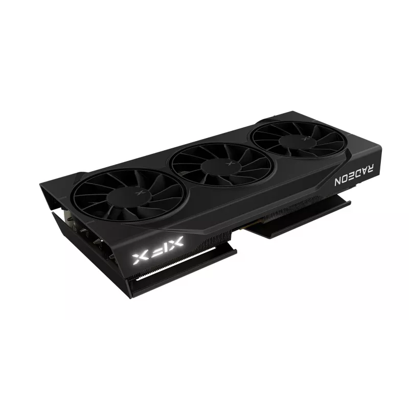 Grafikas karte XFX Radeon RX 9060 XT 16GB GDDR6, 128-bit, PCIe 5.0, 3 ventilatori, 3 displeji, 290×124×49 mm