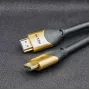Qoltec 50357 HDMI kabelis 5 m HDMI Type A (Standarta) Melns