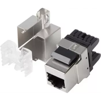 Lanberg KSF5-1000 - Plakans - Melns - Nerūsējošais tērauds - RJ-45 - LSA - Sievišķā - Sievišķā