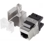 Lanberg KSF5-1000 - Plakans - Melns - Nerūsējošais tērauds - RJ-45 - LSA - Sievišķā - Sievišķā