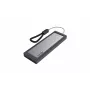 SSD korpuss Lexar E6 Silver M.2, PCIe, USB 3.2 Gen 2 (10 Gbit/s), USB-C, alumīnijs, viens M.2 līdz 4 TB