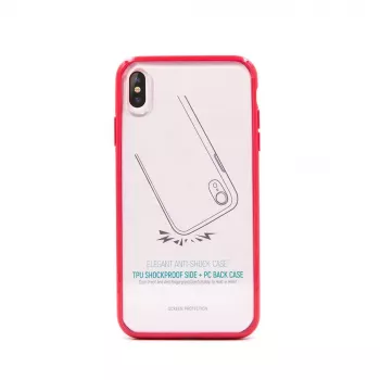 Aizsargājošs triecienizturīgs maciņš Devia iPhone XS Max 6.5, sarkans, aizsardzība pret kritieniem