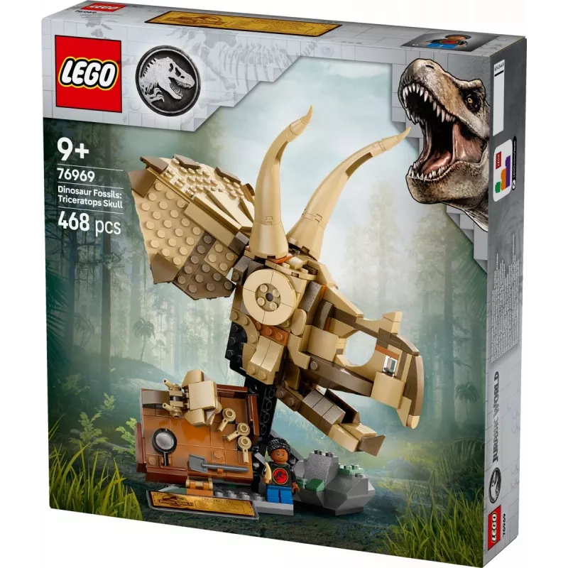 LEGO JURASSIC WORLD 76969 Dinozauru fosilijas: Triceratops galvaskauss