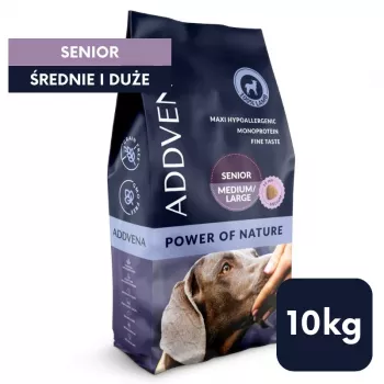 ADDVENA Power of Nature Senior Medium/Large Lamb - sausā suņu barība - 10kg