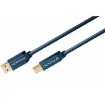 ClickTronic 0,5 m USB 3.0 A–B vīr./vīr. 0,5 m USB A USB B zils USB kabelis (70090)