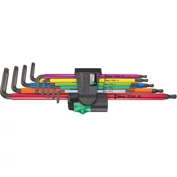 Wera 967/9 TX XL Torx L-atslēgu komplekts, 9 gabali