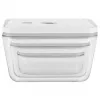 Pārtikas uzglabāšanas kaste ZWILLING FRESH & SAVE Taisnstūra stikla/plastmasas komplekts 3 gab., 0.35/0.75/1.6 L, hermētiska, droša mikroviļņu krāsnij/krāsnij/ledusskapim