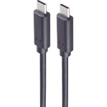USB kabelis ShiverPeaks BS13-48035 2m USB C melns 20 Gbit/s