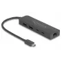 USB centrmezgls DeLOCK 10 Gbps ar 2,5 gigabitu LAN un PD 85 vati